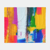 Abstrakter Kunsthintergrund. Moderne Kunst - mehrf Fleecedecke (Vorderseite (Horizontal))