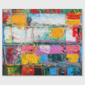 Abstrakter Kunsthintergrund. Moderne Kunst - mehrf Geschenkpapier (Flach)