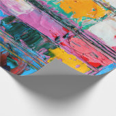 Abstrakter Kunsthintergrund. Moderne Kunst - mehrf Geschenkpapier (Ecke)