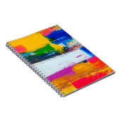 Abstrakter Kunsthintergrund. Moderne Kunst - mehrf Notizblock (Rechte Seite)