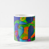 abstrakter Kunstkaffee-Becher "abstract6" Kaffeetasse (Mittel)