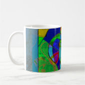 abstrakter Kunstkaffee-Becher "abstract6" Kaffeetasse (Links)