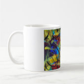 Abstrakter Kunstkaffeebecher Kaffeetasse (Links)