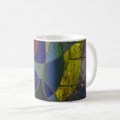 Abstrakter Kunstkaffeebecher "Kerzenlicht-Variatio Kaffeetasse (VorderseiteRechts)