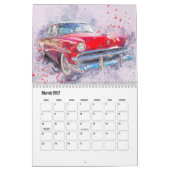 Abstrakter Kunstkalender für Autos Kalender (Mär 2027)