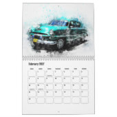Abstrakter Kunstkalender für Autos Kalender (Feb 2027)