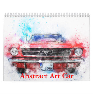 Abstrakter Kunstkalender für Autos Kalender