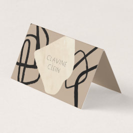 Abstrakter Künstler Atelier Artisan Creative Bi Fo Visitenkarten