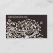 Abstrakter künstlerischer Entwurf Visitenkarte (Rückseite)