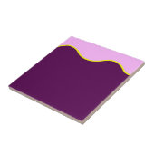 Abstrakter KunstMinimalismus Pasta Pink Fliese (Seite)