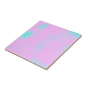 Abstrakter KunstMinimalismus Pasta Pink Fliese (Seite)