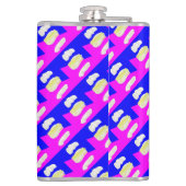 ABSTRAKTER KUNSTPINK UND ROYBLAU FLACHMANN (Rückseite)