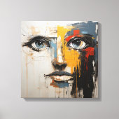 Abstrakter Kunstrahmen Leinwanddruck (Vorderseite)