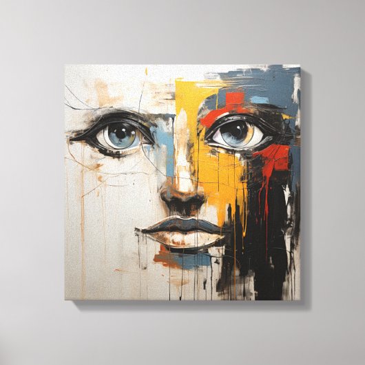 Abstrakter Kunstrahmen Leinwanddruck (Vorderseite)