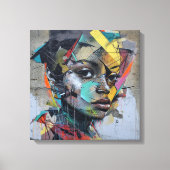 Abstrakter Kunstrahmen Leinwanddruck (Vorderseite)