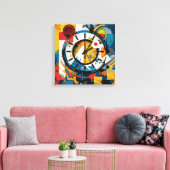 Abstrakter Kunstrahmen Leinwanddruck (Insitu (Wohnzimmer))