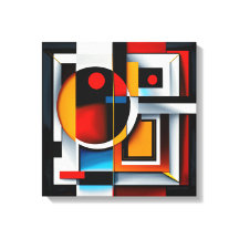 Abstrakter Kunstrahmen