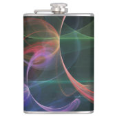 Abstrakter Kunstraum Flachmann (Vorderseite)