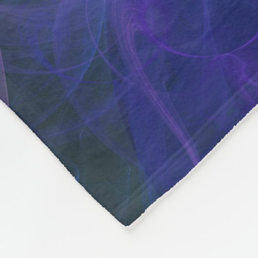 Abstrakter Kunstraum Fleecedecke (Ecke)