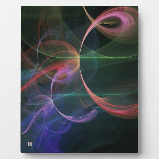 Abstrakter Kunstraum Fotoplatte (Vorderseite)