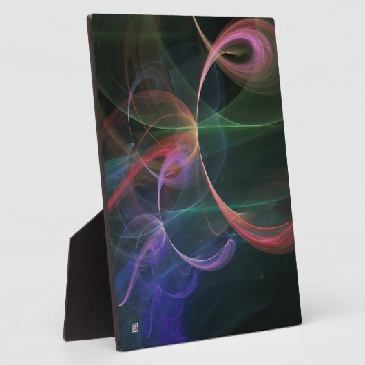 Abstrakter Kunstraum Fotoplatte (Seite)