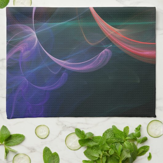 Abstrakter Kunstraum Geschirrtuch (Gefaltet)