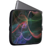 Abstrakter Kunstraum Laptopschutzhülle (Vorne Rechts)