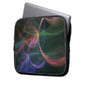 Abstrakter Kunstraum Laptopschutzhülle (Vorderseite Links)