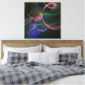 Abstrakter Kunstraum Leinwanddruck (Insitu (Schlafzimmer))