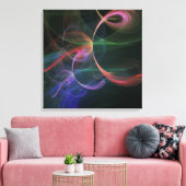 Abstrakter Kunstraum Leinwanddruck (Insitu (Wohnzimmer))