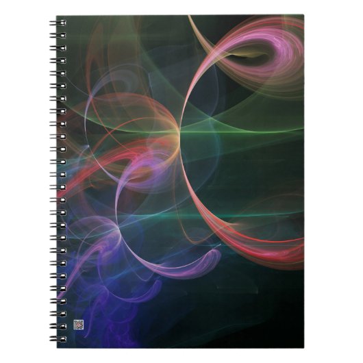 Abstrakter Kunstraum Notizblock (Vorderseite)