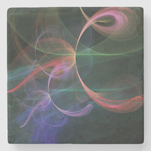 Abstrakter Kunstraum Steinuntersetzer