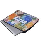 Abstrakter Kunstschlauch Laptopschutzhülle (Vorne Knopf)