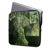 Abstrakter Kunstschlauch Laptopschutzhülle (Vorderseite Links)