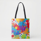 Abstrakter Kunstsplash Tasche (Vorderseite)