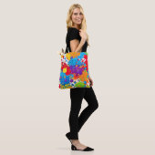 Abstrakter Kunstsplash Tasche (Am Model)