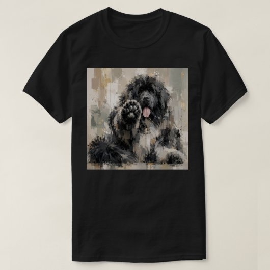 Abstrakter Landseer T-Shirt (Design vorne)