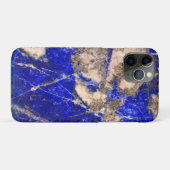 Abstrakter Lapis Lazuli Blue Granit Case-Mate iPhone Hülle (Rückseite (Horizontal))