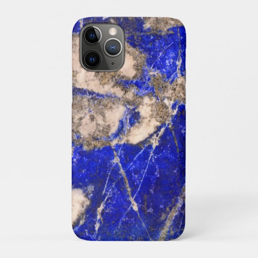 Abstrakter Lapis Lazuli Blue Granit Case-Mate iPhone Hülle (Rückseite)