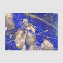 Abstrakter Lapis Lazuli Blue Granit Seidenpapier