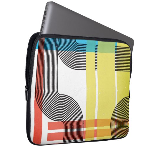 Abstrakter Laptop-Sieb Laptopschutzhülle (Vorne Rechts)