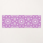 Abstrakter Lavendel, Kaleidoskop Mandala Yoga Mats Yogamatte (Vorderseite (Horizontal))