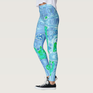 Abstrakter Lavendel Leggings