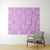 Abstrakter Lavendel-Wandteppich Wandteppich (Beispiel (Horizontal))