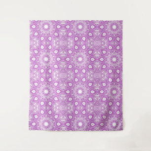 Abstrakter Lavendel-Wandteppich Wandteppich
