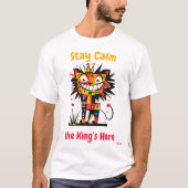 Abstrakter, lebendiger Lion King T - Shirt (Vorderseite)