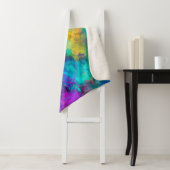 abstrakter, lebendiger Regenbogen-Hintergrund Sherpadecke (Beispiel)