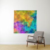 abstrakter, lebendiger Regenbogen-Hintergrund Wandteppich (Beispiel)