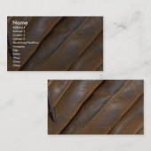 Abstrakter lederner Baseballhandschuh Visitenkarte (Vorne/Hinten)