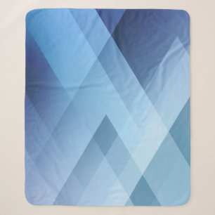 Abstrakter leichter Hintergrund. Blaues Dreieckmus Sherpadecke